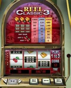 classic three reel slot